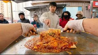 Thumbnail: Real Street Food Process: Sweet and Spicy Grilled Cold Noodles