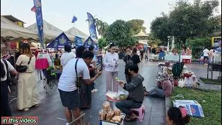 Thumbnail: Nom Por Pea, Popular Khmer dessert in Phnom Penh Chaktomuk Walk Street, Cambodia Street #495