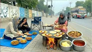 Thumbnail: INSPIRING DISABLE WOMAN 😱 SELLING PAKISTANI BEST ROADSIDE BONG PAYE | PAYA | STREET FOOD IN PAKISTAN