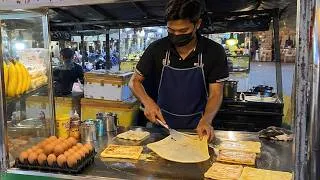 Thumbnail: Amazing Roti Canai Making! Crispy Street Food