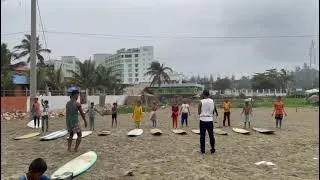 Thumbnail: Exercise session#surfing #coxbazar #beach.