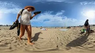 Thumbnail: 🏖️ Honest Beach Walk Valencia | 8K VR 360° Real Atmosphere 60FPS (2026)