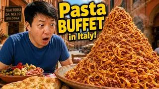 Thumbnail: All You Can Eat ITALIAN BUFFET in Bologna Italy | BEST PASTA EVER!