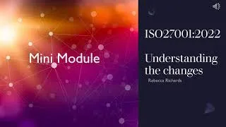 Thumbnail: ISO Certification - ISO27001 2022 Transition