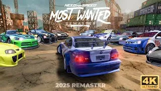 Thumbnail: Need For Speed MOST WANTED REMASTER || The Ultimate Blacklist Challenge – One Race to Beat Them All