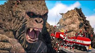 Thumbnail: Cars vs King Kong vs Godzilla | Teardown
