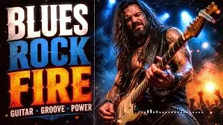 Thumbnail: Blues Rock Guitar Fire 🎸 | Gritty Riffs, Deep Grooves & Classic Rock Vibes