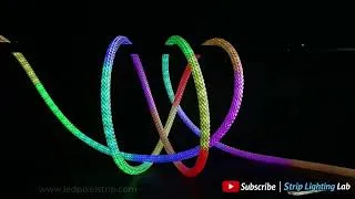 Thumbnail: 5V 360° Pixel Neon Flex | Waterproof Addressable Braided LED Neon Strip