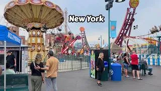 Thumbnail: Coney Island Before Summer Ends NYC Walking Tour 4k Hdr Video