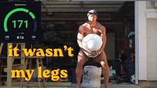Thumbnail: the only reason i made it to 105 reps