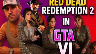 Thumbnail: Gta 6 comparison  RDR 2 characters in Biggest Betrayal  Telugu gameplay theory #gta6 #rockstar