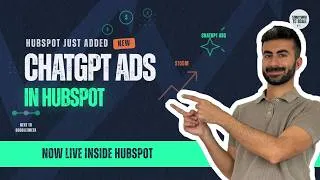 Thumbnail: HubSpot Just Added ChatGPT Ads — Here's How to Connect It (2026)