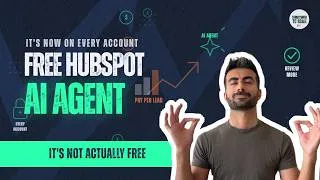 Thumbnail: HubSpot's FREE AI Prospecting Agent — 5-Minute Setup (& the Pricing Nobody Mentions)