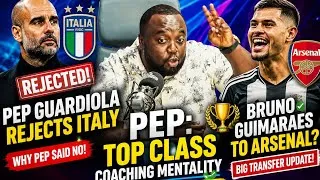 Thumbnail: PEP'S ELITE MENTALITY 🏆 BRUNO GUIMARAES TO ARSENAL TRANSFER BREAKDOWN | STRYKER DELIVERS 🎙️