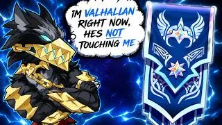 Thumbnail: "IM VALHALLAN RIGHT NOW, HES NOT TOUCHING ME"