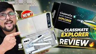 Thumbnail: Classmate Explorer Geometry Box Unboxing & Review 🔥 Transparent Exam-Ready Design | Full Overview