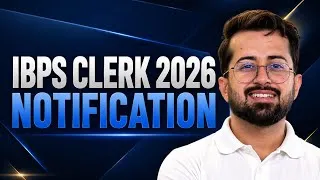 Thumbnail: IBPS CLERK / CSA 2026 WINDOW NOTIFICATION OUT ON OFFICIAL WEBSITE
