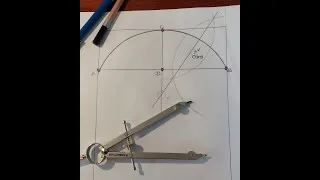 Thumbnail: Compass Tips - Fit an arc in a rectangle - Method 1