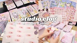 Thumbnail: a week of packing shop orders ꣑ৎ✿ | studio vlog 29