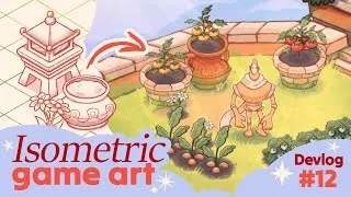 Thumbnail: How we made our Isometric Game Art! ★ || GOLEMBERT Devlog #12