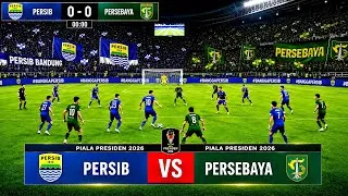 Thumbnail: 6 Agustus 2026 | PERSIB VS PERSEBAYA | Piala Presiden 2026 | FINAL | Full Match Simulasi FC 26