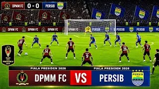 Thumbnail: 28 Juli 2026 | DPMM FC vs PERSIB | Piala Presiden 2026 | Full Match | Simulasi FC 26