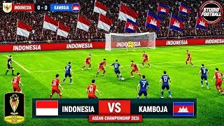 Thumbnail: 27 Juli 2026 | Indonesia vs Kamboja | ASEAN CHAMPIONSHIP 2026 | Full Match | Simulasi FC 26