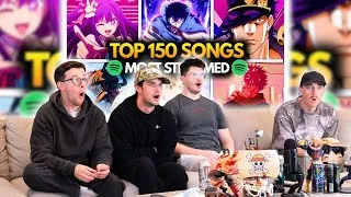 Thumbnail: This Was INSANE…Top 150 Most Streamed Anime Songs EVER | REACTION