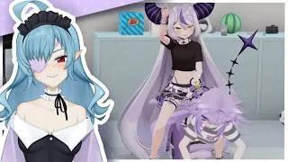 Thumbnail: VTuber reacts to "8 Minutes of Hololive Chaotic 3D Moments"