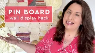 Thumbnail: Easy DIY Pin Board Wall | Creative Craft Room Display (No Tools Needed)