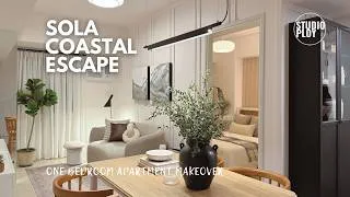 Thumbnail: COASTAL SCANDI | One Bedroom Unit Makeover ( 37 SqM / 398 SqFt) | Studio Ploy