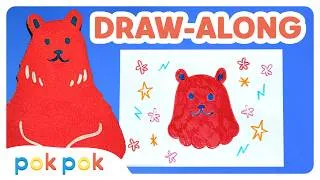 Thumbnail: How To Draw Mr. Bear! 🐻🖍️ | Kids Arts & Crafts | Pok Pok