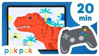 Thumbnail: Kids Play-Along with the Pok Pok App! 📱 (20 Minutes) | Low Stimulation Learning | Pok Pok