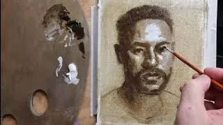 Thumbnail: 37 Minutes of Relaxing Portrait Painting | Neymar take 2