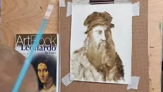 Thumbnail: 33 Mins of Real-Time Portrait Painting | Limited Palette Da Vinci Study