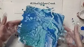 Thumbnail: Flip Cup Acrylic Paint Pour Abstract Painting Tutorial with Flip Cup Technique