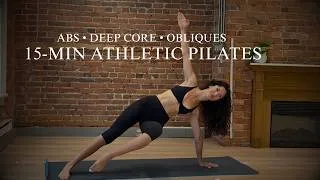 Thumbnail: 15-Min Athletic Abs Pilates Workout | Deep Core & Obliques | No Equipment