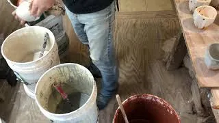 Thumbnail: Glazing cups / Handmade Pottery