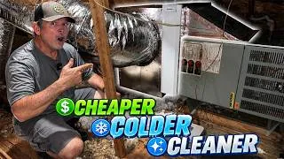 Thumbnail: HOW WE SUPERCHARGED THIS AC UNIT - CHEAPER, COLDER, CLEANER AIR!