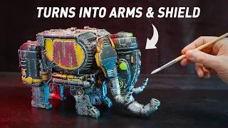 Thumbnail: I made a Mastodon that morphs into Megazord arms