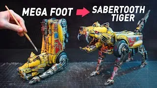 Thumbnail: I transformed your trash into a Sabertooth Tiger (More Megazord)