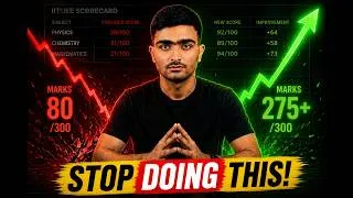 Thumbnail: Mock Test Me Marks Nahi Badh Rhe? 📉 | 5 Mistakes Dropping Your Score in JEE