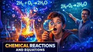 Thumbnail: Chemical Reactions and Equations Full Chapter | Class 10 Science | NCERT Explained in One Shot