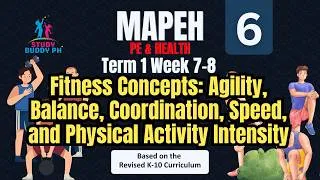 Thumbnail: MAPEH 6 - P.E. and Health Term 1 Week 7-8: Fitness Concepts: Agility, Balance, Coordination, Speed
