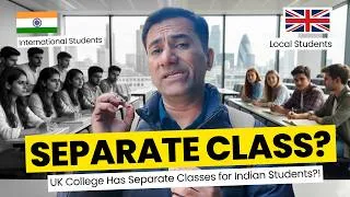 Thumbnail: UK College Has Separate Classes for Indian Students?!