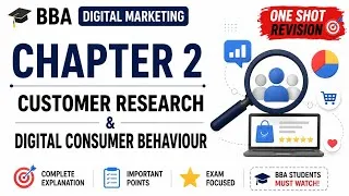 Thumbnail: BBA Digital Marketing Chapter 2 | Customer Research & Consumer Behaviour Explained