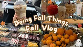 Thumbnail: October Fall Vlog 🍂🧸 Caramel frappe, explore Vancouver, cafe, comedy show, theaters, sunset walk