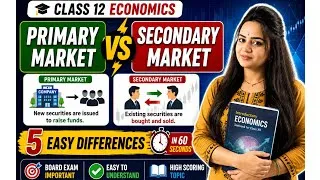 Thumbnail: Difference Between Primary Market and Secondary Market | Class 12 Business Studies | CBSE Board 2026