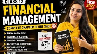 Thumbnail: Financial Management Class 12 One Shot 🔥 | Investment, Financing & Dividend Decisions |CBSE#ytshorts