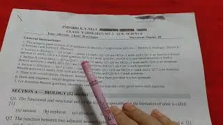 Thumbnail: Class 10 Science Monthly Test-2 Question Paper (2026-27) With Answers ll PM Shri Kendriya Vidyalaya 